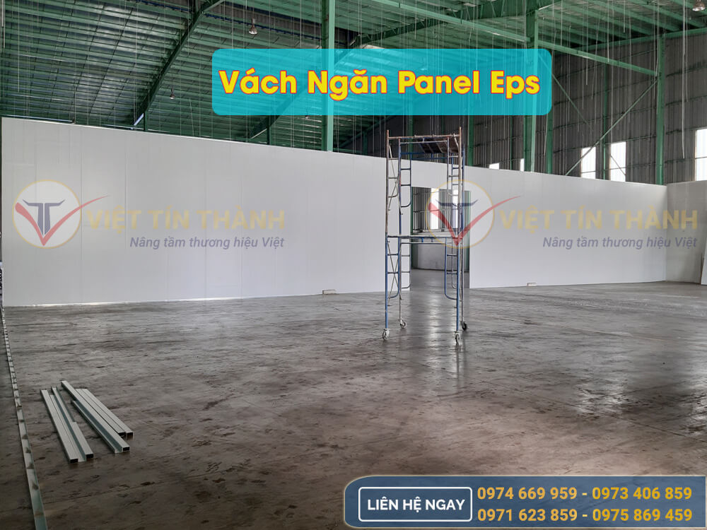 ứng dụng tấm panel eps thi công vách ngăn